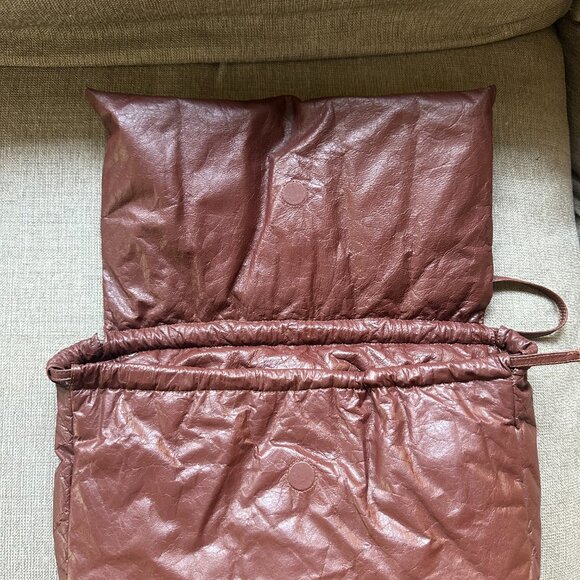 Christian Wijnants Acube Bag - Brown Lambskin Leather - Picture 7 of 12